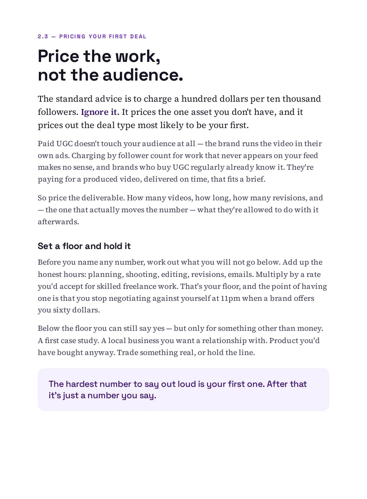 Land Your First Brand Deal, page 20 of 76